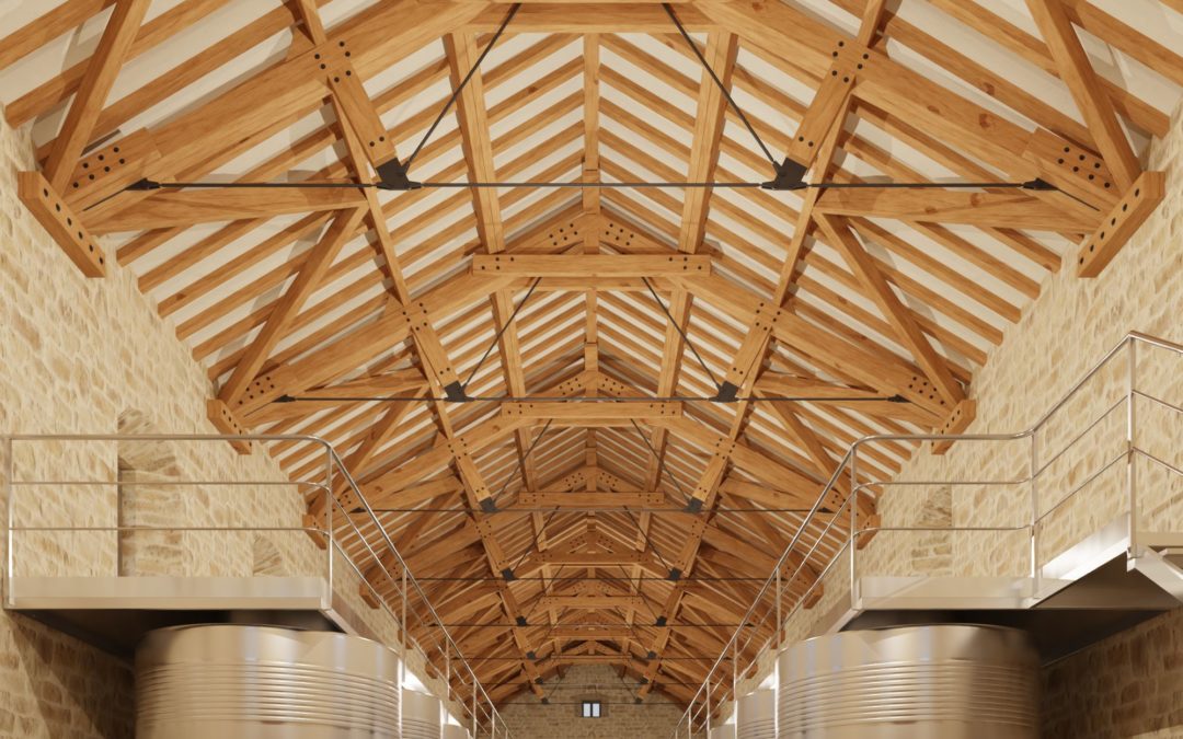 Rehabilitación de cubierta para bodega en Laguardia